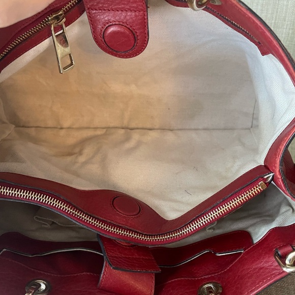 Authentic Gucci Bamboo two way shoulder bag 323660 520981 (F72) - Picture 8 of 16